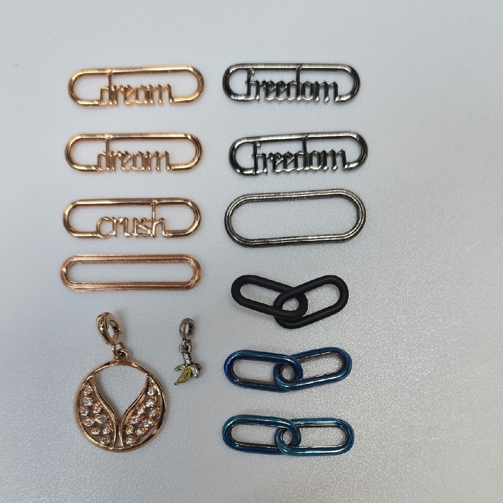 Assorted Metal Charms and Links